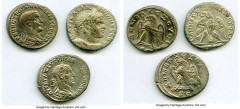 Ancients Ancient Lots ANCIENT LOTS. Roman Provincial. AD 3rd century. Lot of three (3) BI tetradrachms. XF-AU, Silvering, porosity. Includes: BI tetradrachm (3), various rulers. Total three (3) coins 