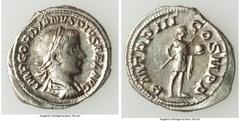 Ancients Roman Imperial Gordian III (AD 238-244). AR denarius (22mm, 3.06 gm, 12h). XF. Rome, 4th issue, AD 241-243. IMP GORDIANVS PIVS FEL AVG, laureate, draped and cuirassed bust of Gordian III righ