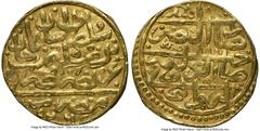 Islamic Dynasties Ottoman Empire Ottoman Empire. Suleyman I (AH 926-974 / AD 1520-1566) gold Sultani AH 926 (AD 1520/1521) AU53 NGC, Misr mint (in Egypt). A-1317. 3.46gm. HID05401242017 © 2020 Heritag