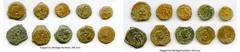 Ancients Ancient Lots ANCIENT LOTS. Greek. Ptolemaic Egypt. Ca. 2nd-1st centuries BC. Lot of ten (10) AE dichalkons. Fine. Includes: Ten fractional AEs of various rulers and types. Total ten (10) coin