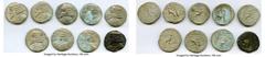 Ancients Ancient Lots ANCIENT LOTS. Greek. Parthian Kingdom. Lot of nine (9) BI tetradrachms. VF. Includes: Nine BI tetradrachms of various rulers and types. Total nine (9) coins. SOLD AS IS, NO RETUR