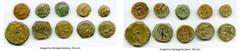 Ancients Ancient Lots ANCIENT LOTS. Greek. Ptolemaic Egypt. Ca. 2nd-1st centuries BC. Lot of ten (10) AE issues. About Fine-Fine. Includes: Ten fractional AEs of various rulers, types, and denominatio