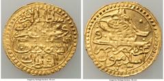 Islamic Dynasties Ottoman Empire Ottoman Empire. Selim III gold Zeri Mahbub AH 1203 Year 16 (AD 1803/1804) AU (Light Scuffing), Islambul mint (in Turkey), KM532. 22.3mm. 2.38gm. HID05401242017 © 2020 