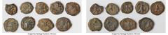 Ancients Ancient Lots ANCIENT LOTS. Greek. Ptolemaic Egypt. 2nd-1st centuries BC. Lot of nine (9) AE dichalkons. Fine. Includes: Nine fractional AEs of various rulers and types. Total nine (9) coins. 