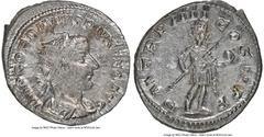 Ancients Roman Imperial Gordian III (AD 238-244). AR antoninianus (23mm, 3.63 gm, 1h). NGC AU 5/5 - 4/5. Rome, 4th issue, AD 241-243. IMP GORDIANVS PIVS FEL AVG, radiate, draped and cuirassed bust of 