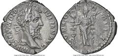Ancients Roman Imperial Didius Julianus (28 March-1 June AD 193). AR denarius (18mm, 2.75 gm, 12h). NGC XF 4/5 - 2/5. Rome. IMP CAES M DID-IVLIAN AVG, laureate head of Didius Julianus right / CONCO-R-