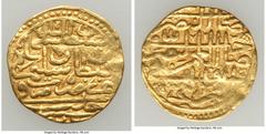 Islamic Dynasties Ottoman Empire Ottoman Empire. Suleyman I (AH 926-974 / AD 1520-1566) gold Sultani AH 926 (AD 1520/1521) XF, Halab mint (in Syria), A-1317. 19.6mm. 3.46gm. HID05401242017 © 2020 Heri