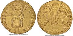France Viennois. Charles V gold Florin d'Or ND (1340-1370) UNC Details (Cleaned), Fr-246. 3.46gm. HID05401242017 © 2020 Heritage Auctions | All Rights Reserved.