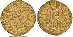 Islamic Dynasties Ottoman Empire Ottoman Empire. Suleyman I (AH 926-974 / AD 1520-1566) gold Sultani AH 926 (AD 1520/1521) AU58 NGC, Halab mint (in Syria), A-1317. HID05401242017 © 2022 Heritage Aucti