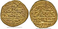Islamic Dynasties Ottoman Empire Ottoman Empire. Ahmed I gold Sultani AH 1012 (AD 1603/1604) MS61 NGC, Misr mint (in Egypt), KM18, A-1347.2. 3.49gm. HID05401242017 © 2022 Heritage Auctions | All Right