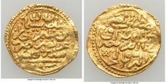 Islamic Dynasties Ottoman Empire Ottoman Empire. Suleyman I (AH 926-974 / AD 1520-1566) gold Sultani AH 926 (AD 1520/1521) VF, Sidrekipsi mint (in Greece), A-1317. 19.1mm. 3.45gm. HID05401242017 © 202
