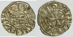 Medieval Silver Pair: Armenia silver Double Tram of Levon I ND (1198-1219), cleaned VF with obverse scratch; and Crusaders of Jerusalem billon Denier of Baudouin III, CCS-8, VF-XF, scarce. Lot sold as