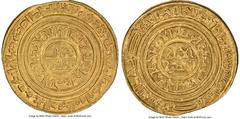 Islamic Dynasties Fatimid Fatimid. Al-Amir (AH 495-524 / AD 1101-1130) gold Dinar AH 510 (AD 1116/1117) MS61 NGC, Misr mint, A-729, SICA VI-782-783. 4.02gm. HID05401242017 © 2022 Heritage Auctions | A