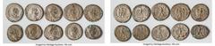 Ancients Ancient Lots ANCIENT LOTS. Roman Provincial. Syria. AD 3rd century. Lot of ten (10) BI tetradrachms. Choice Fine-VF. Includes: Ten BI tetradrachms, with various rulers and types. Total of ten