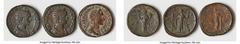 Ancients Ancient Lots ANCIENT LOTS. Roman Imperial. Julia Mamaea (AD 222-235). Lot of three (3) AE sestertii. Fine-Choice Fine. Includes: Three AE sestertii of Julia Mamaea, various types. Total of th
