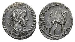 KAISERZEIT URANIUS ANTONIUS, 253-254 Tetradrachmon, Emesa , 253-254. AΥTOK COΥ CЄOΥHΡOC ANTΩNINOC CЄ Bärtige, drap., gep. Büste mit Strkr. n. r. vom Rücken gesehen. Rv. ΔHMAΡX ЄΣ OΥCIAC ΥΠ B / SC Drom