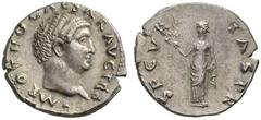ROMAN COINS ROMAN EMPIRE OTHO, 69. Denarius. AR 3.40 g. IMP OTHO CAESAR AVG TR P Bare head r. Rev. SECVRI - TAS PR Securitas, wearing long robe, standing l., holding sceptre with her l. hand, wreath i