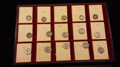 COINS OF THE ROMAN EMPIRE LOTS. Lot of 135 silver coins: ANTONINUS PIUS. Fortuna (RIC 194, VF), Tranquilitas (RIC 218, EF), Salus (RIC 264, VF), Vota (RIC 294b, VF); FAUSTINA MAIOR. Juno (RIC 338, VF+