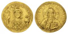 BYZANTINE COINS BYZANTINE EMPIRE Michael IV, 1034-1041. Histamenon. 4.43 g. DOC 1b. GOLD. Very fine