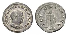 ROMAN COINS COINS OF THE ROMAN EMPIRE Balbinus, 238. Denarius, Rome. 2.79 g. 1st emission. Laureate, draped, and cuirassed bust right // Victory standing facing, head left, holding wreath and palm fro
