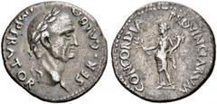 ROMAN COINS THE CIVIL WARS. THE GALBA COLLECTION. GALBA, AD 68-69. Denarius, Gallia (Narbo ?), April - October 68. AR 3.42 g. SER GALBA IMPERATOR Laureate head r. Rev. CONCORDIA - PROVINCIARVM Concord