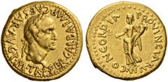 ROMAN COINS THE CIVIL WARS. THE GALBA COLLECTION. GALBA, AD 68-69. Aureus, Gallia (Narbo ?), November 68 - January 15, 69. AV 7.44 g. SER GALBA IMP CAESAR AVG PM TR P Laureate head r. Rev. CONCOR-DIA 