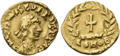 ROMAN COINS COINS OF THE ROMAN EMPIRE. LIBIUS SEVERUS, AD 461-465. Tremissis, Rome, 461. AV 1.40 g. DN LIBIVS SEVERVS PF AVG Diademed, draped and cuirassed bust r. Rev. Cross within laurel wreath, bel