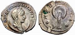 ROMAN COINS COINS OF THE ROMAN EMPIRE Mariniana, wife of Valerianus, deified 254 AD Antoninianus (Silver) 257 AD, Rome. Posthumous issue. Struck under Valerian I, 253-260 AD. Draped bust of Mariniana 