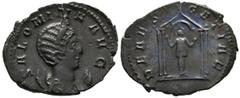 Imperio Romano SALONINA. Antoninian. (Ae. 2.75g / 29mm). 257-260 AD Colony Agrippinensis. (RIC 5). Anv: Diademic and draped bust of Salonina on crescent on the right, around legend: SALONINA AVG. Rev: