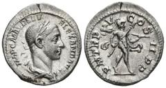 Roman Empire SEVERUS ALEXANDER. Denarius. (Ar. 2.82g / 21mm). 226 AD Rome. (RIC 53). Anv: Laureate and draped bust of Alejandro Severo on the right, around the legend: IMP CM AVR SEV ALEXAND AVG. Rev: