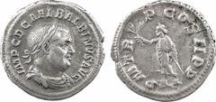 Roman imperial coins Balbin, denier, Rome, 238 A/IMP C D CAEL BALBINVS AVG Buste lauré à droite, drapé et cuirassé, vu de trois quarts en avant R/P M TR P COS II P P L'Empereur en toge, debout à gauch