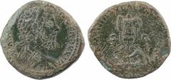 Roman imperial coins Marc Aurèle, sesterce, Rome, 171-172 A/M ANTONINVS - AVG TR P XXVI Buste lauré à droite, drapé et cuirassé, vu de trois quarts en arrière R/GERMANIA SVBACTA IMP VI COS III/ S/ C L