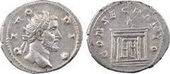 Roman imperial coins Divin Antonin, antoninien, Rome, 251 (consécration de Trajan Dèce) A/DIVO PIO Tête radiée d'Antonin le Pieux à droite R/CONSECRATIO Autel allumé Billon 21,0 mm 4,35 g 7 h SUP C.11