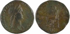Roman imperial coins Sabine, sesterce, Rome, 136 Sabine, sesterce, Rome, 136 A/SABINA AVGVSTA - HADRIANI AVG P P Buste diadémé et drapé à droite R/PVDI - CITIA/ S C Bronze 31,0 mm 27,70 g 6 h La Pudeu