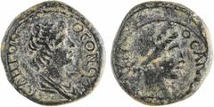 Roman provincial coins Mysie, sous Claude ou Néron, assarion, monnayage pseudo-autonome, Pergame, 40-60 Mysie, sous Claude ou Néron, assarion, monnayage pseudo-autonome, Pergame, 40-60 A/ΘΕωΝ CΥΝΚ−ΛΗΤ
