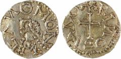 Merovingian times Austrasie, Moriville ? (Vosges [Villa Maorin]), Lano monétaire ? ou imitation ?, trémissis, c.650 Austrasie, Moriville ? (Vosges [Villa Maorin]), Lano monétaire ? ou imitation ?, tré