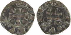 Feudal coins Évreux (comté d'), Charles le Mauvais, denier tournois, s.d. (après 1354) Évreux (comté d'), Charles le Mauvais, denier tournois, s.d. (après 1354) A/+ KAROLVS° REX Croix R/+ DE NAVARRA B