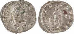Roman imperial coins Élagabale, denier, Rome, 220-221 A/IMP ANTONINVS PIVS AVG Buste lauré à droite, drapé et cuirassé, vu de trois quarts en arrière R/LIBER-TAS AVG La Liberté debout à gauche, tenant