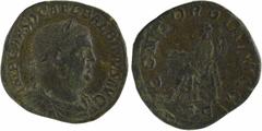 Roman imperial coins Balbin, sesterce, Rome, 238 A/IMP CAES D CAEL BALBINVS AVG Buste lauré à droite, drapé et cuirassé, vu de trois quarts en avant R/CONCORDIA AVGG / SC La Concorde assise à gauche, 