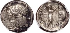 Ancient Greek Coins Seleukid Kingdom. Seleukos I Nikator. Silver Tetradrachm (16.44 g), 312-281 BC. Susa, ca. 305/4-294 BC. Head of hero (Alexander or Seleukos?) right, wearing helmet covered with pan