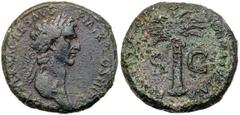 Ancient Coins Nerva. Æ Sestertius (26.27 g), AD 96-98. Rome, AD 97. IMP NERVA CAES AVG P M TR P COS III P P, laureate head of Nerva right. Reverse: FISCI IVDAICI CALVMNIA SVBLATA, S C across field, pa