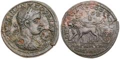 Roman Imperial Coinage Gordian III. Æ (27.04 g), AD 238-244. Magnesia ad Sipylum in Lydia. Aurelius Theodotos B, strategos. AV KAI M ANT ΓOPΔIANOC, laureate, draped and cuirassed bust of Gordian III r