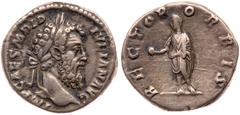 Ancient Coins Didius Julianus. Silver Denarius (2.79 g), AD 193. Rome. IMP CAES M DID IVLIAN AVG, laureate head of Didius Julianus right. Reverse: RECTOR ORBIS, emperor, togate, standing facing, head 