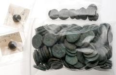 Ancient Coins 51-piece lot of Medieval European and Asian Cultures. Consists of: Kushan Empire, Vima Takto, AE Tetradrachms, circa AD 80-100 (3 pieces); Kushano-Sasanian, Hormazd Kushanshah, AE Unit, 
