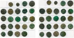 Monnaies provinciales romaines - Roman Provincial Coins MESIE, MARCIANOPOLIS, lot de 23 bronzes: Commode; Caracalla; Caracalla et Julia Domna (2); Macrin et Diaduménien (3), R/ Artémis (2, dont 1 TB),