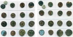 Monnaies provinciales romaines - Roman Provincial Coins MESOPOTAMIE, lot de 17 bronzes: Edessa, Septime Sévère et Abgar VIII (2); Elagabal, R/ Tyché; Sévère Alexandre, R/ Tyché (3); Gordien III et Abg