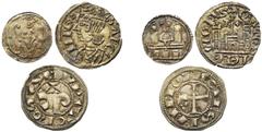 MEDIEVAL TIMES lot de 7 p.: Cologne, Reinald von Dassel (1159-1167), obole (Häv. 499, photo); Castille et Leon, Sancho IV (1257-1295), cornado, Burgos (A.B. 296, photo); France, Charles VI (1380-1422)