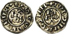 Medieval Coins ETATS PONTIFICAUX, Pascal Ier (817-824), AR denier, Rome. Au titre de Louis le Pieux, empereur (814-840). Droit : + ·SCS PETRVS· Dans le champ, PS/CAL. Revers : + LVDOVVICVS IMP Dans le