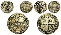Medieval FRANCE, lot de 10 p.: Maine, denier au type immobilisé de Charles le Chauve, Le Mans, 10e s.; Gien, Geoffroi III de Donzy (1120-1160), denier; Limoges, Abbaye de Saint-Martial, denier, 12e s.