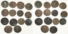 ROMAN EMPIRE lot de 14 p.: Trajan Dèce, antoninien; Constantin Ier, follis (10); Licinius Ier, follis (2); Crispus, follis. Beau à Très Beau Fine - Very Fine